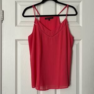 Foreign Exchange Pleated Tank - Size L